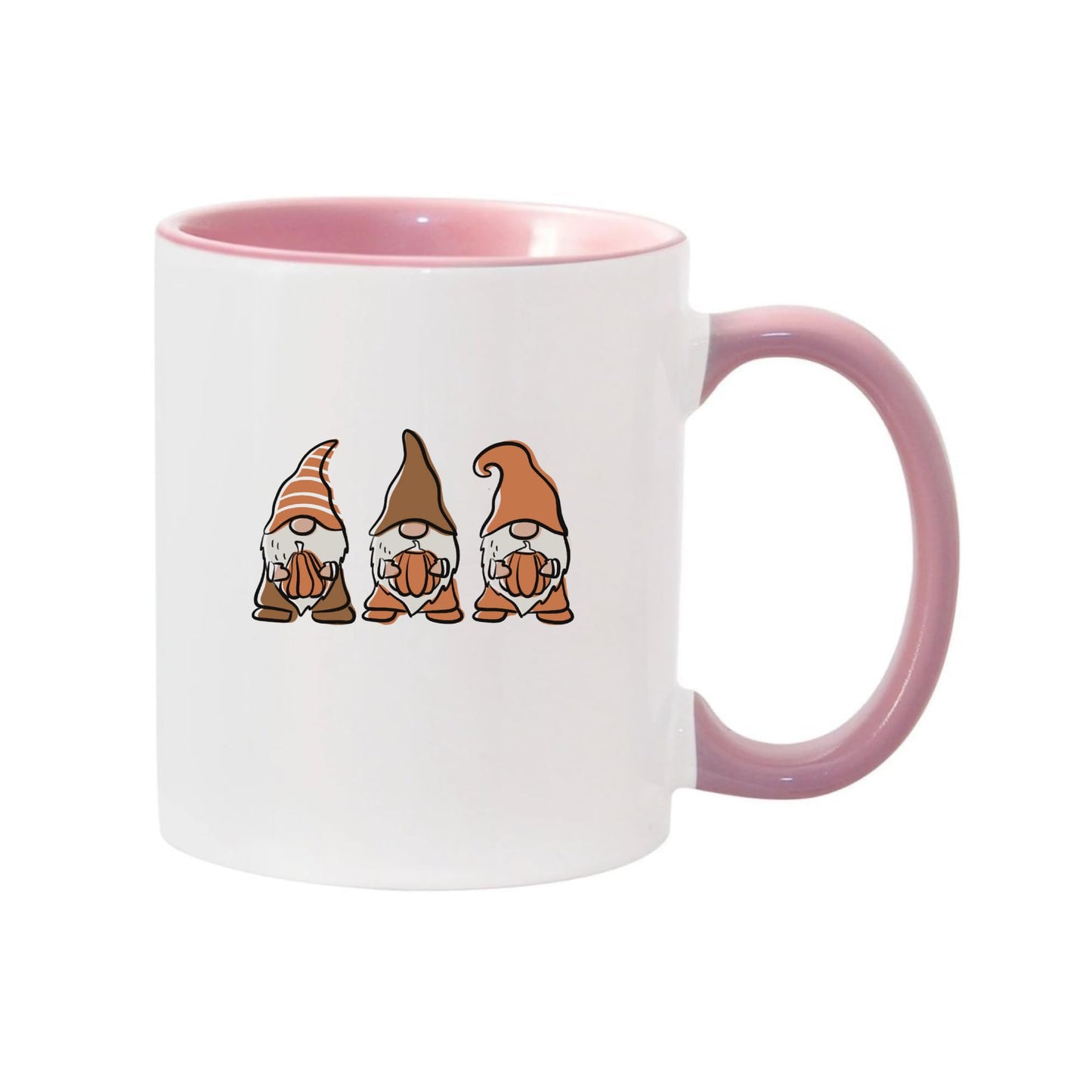 Temas Store Gnome Pumpkin Mug – Cute Fall & Halloween Coffee Cup – 11oz Ceramic Mug with Seasonal Gnome Design – Multiple Styles| Gift for Women, Men, Friends, Coworkers